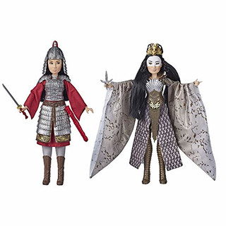 Disney Mulan und Xianniang Puppen mit Helm, Rüstung und Schwert, inspiriert von Disneys Mulan Film, Spielzeug für Kinder und Sammler