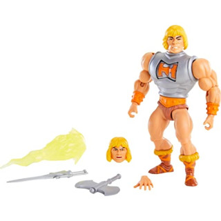 Masters of the Universe GVL76 - Origins Deluxe He-Man Actionfigur, ca. 14 cm groß, Geschenk für 6- bis 10-Jährige und erwachsene Sammler