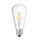 Osram LED Star Classic Edison Lampe, in Edison Form mit E27-Sockel, nicht dimmbar, Ersetzt 60 Watt, Filamentstil Klar, Warmweiß - 2700 Kelvin, 1er-Pack