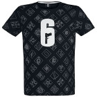 6 - Siege - AOP Logo Mens T-shirt - 2XL