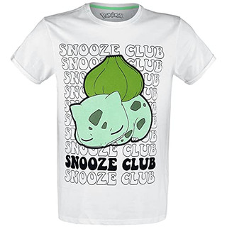 Pokémon - Bulbasaur Snooze Club Mens T-shirt - S
