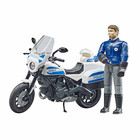 bworld Scrambler Ducati Polizeimotorrad und Polizist