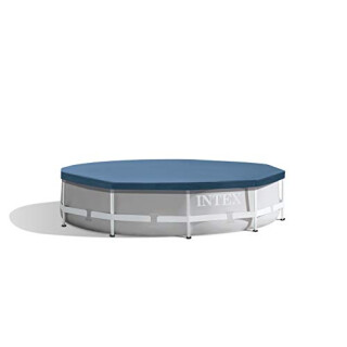 Intex Round Pool Cover - Poolabdeckplane - Für Metal und Prism Frame Pool