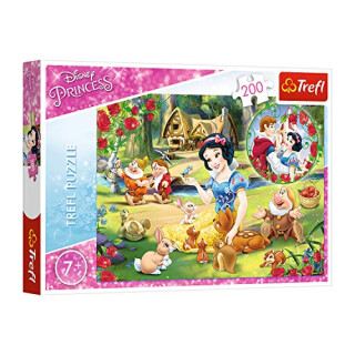 Trefl 13204 Ein Traum der Liebe, Disney Princess 200 Teile, für Kinder ab 7 Jahren Puzzle