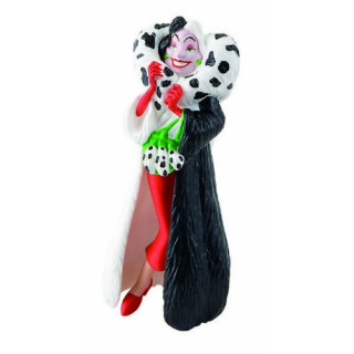 Bullyland 12512 - Spielfigur, Walt Disney 101 Dalmatiner, Cruella de Vil, ca. 10 cm