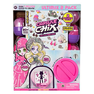 Capsule Chix 36450 Ultimix 2Er Pack 2 Ram Rock Und Ctrl+Alt+Magic, Bausatz Zum Kreieren Von 2 Exklusiven Mode-Puppen, Box Mit 10 Überraschungs-Kapseln, Spielset Für Kinder Ab 6 Jahre, Mehrfarbig