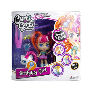 Curlight Sammelfiguren Rosli & Koda-Haar für unendliche Frisuren, Geschenk für Mädchen, inklusive Zubehör, 15 cm, Tier, 6 cm, 82098