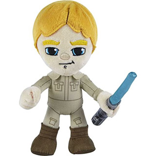Disney Star Wars GXB32 - Luke Skywalker Plüschfigur (ca. 19 cm) mit aufleuchtendem Lichtschwert, weich, zum Sammeln für Filmfans und Kinder ab 3 Jahren