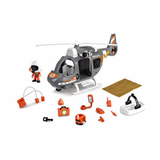 Pinypon Action - Rettungshubschrauber 1 Figur mit Zubehör, für Kinder von 4 bis 8 Jahren (Famosa 700015350)
