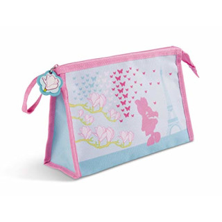NICI 44282 Kosmetiktasche Schaf Jolly in Paris, 23x15x7cm, TÜRKIS/BUNT
