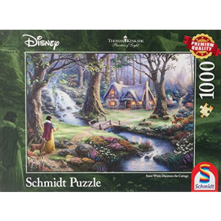 Schmidt Spiele Puzzle 59485 Thomas Kinkade, Disney Schneewittchen, 1.000 Teile Puzzle