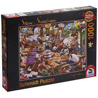 Schmidt Spiele 59663 Steve Sundram, Chef Mania, 1000 Teile Puzzle, bunt