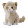 Deine Tiere mit Herz Bauer Spielwaren Katze: Sitzendes Kuscheltier aus softem Plüsch, zum Spielen und Verschenken, 18 cm, beige (12500)