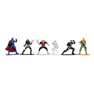 Jada Toys 253252014 GI Joe Nanofigs 6er Nano Sammelfiguren aus Die-Cast, Duke, Cobra Commander, Baroness, Snake Eyes, Destro, Storm Shadow, Spielzeugfiguren, 6 Stück/Set, 4 cm, ab 8 Jahren, One Size