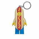 LEGO IDKE119 Schlüsselanhänger Hot Dog Man