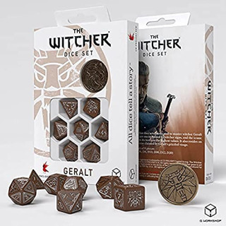 Q-Workshop The Witcher Dice Set. Geralt  - Roachs Companion