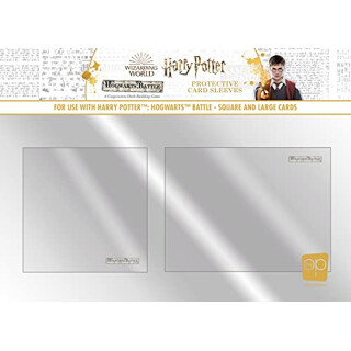 USAopoly Harry Potter™ Hogwarts™ Battle: Square and Large Card Sleeves - 135 Count