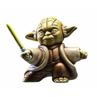 Joy Toy 651377 - Star Wars Sammelfiguren Fighting Yoda, 13.5 x 13.5 x 9 cm