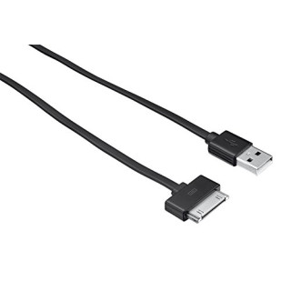 Trust Urban Apple 30 Pin-Lade/Synchronisations Kabel (1m, geeignet für Apple iPhone 1/2/3/4) schwarz