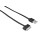 Trust Urban Apple 30 Pin-Lade/Synchronisations Kabel (1m, geeignet für Apple iPhone 1/2/3/4) schwarz
