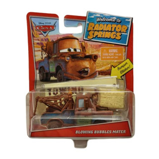 Disney Pixar Cars Seifenblasen Hook mit Stoßstangen-Aufkleber und Heuballen Accessoire, , Maßstab 1:55, 9 x 4 x 3 cm, hergestellt aus Druckguss-Metall, Mattel Model GPN43