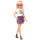 Barbie GHW62 - Barbie Fashionistas Puppe 148 (blond) mit pinkem Rock im Tigermuster