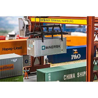 Faller FA 180820 - 20 Container Maersk, Zubehör für die Modelleisenbahn, Modellbau