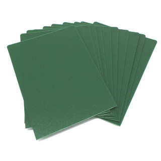 10 Docsmagic.de Trading Card Deck Divider Green - Kartentrenner Grün - 68 x 97 mm