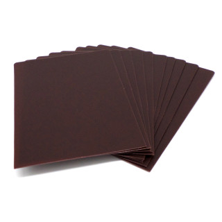 10 Docsmagic.de Trading Card Deck Divider Brown - Kartentrenner Braun - 68 x 97 mm
