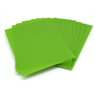10 Docsmagic.de Trading Card Deck Divider Light Green - Kartentrenner Hellgrün - 68 x 97 mm