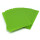 10 Docsmagic.de Trading Card Deck Divider Light Green - Kartentrenner Hellgrün - 68 x 97 mm
