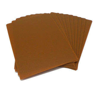 10 Docsmagic.de Trading Card Deck Divider Gold - Kartentrenner Gold - 68 x 97 mm