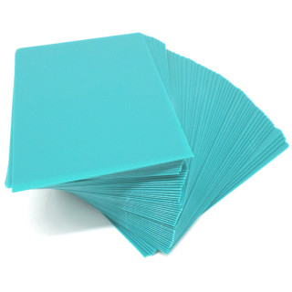 50 Docsmagic.de Trading Card Deck Divider Mint - Kartentrenner Aqua - 68 x 97 mm