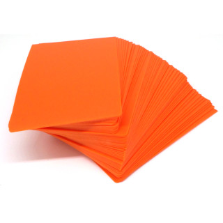 50 Docsmagic.de Trading Card Deck Divider Orange - Kartentrenner  - 68 x 97 mm