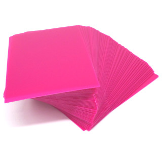 50 Docsmagic.de Trading Card Deck Divider Pink - Kartentrenner Rosa - 68 x 97 mm