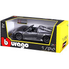 Bburago 15621076 - Porsche 918 Spyder, Farblig Sortiert