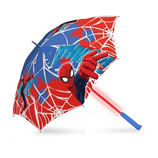 Disney KL89354 Spider-Man Regenschirm, Cartoon, blau, 45 cm