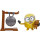 Minions GMD92 - Minions: Auf der Suche nach dem Mini-Boss Bob, per Knopfdruck aktivierte Action-Figur, ca. 10 cm groß, mit Gong und Teddybär, Geschenk für Kinder ab 4 Jahren