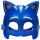 Simba 109402090 - PJ Masks Maske Catboy / mit elastischem Gummiband / zum Verkleiden/ blau / 20cm, für Kinder ab 3 Jahren