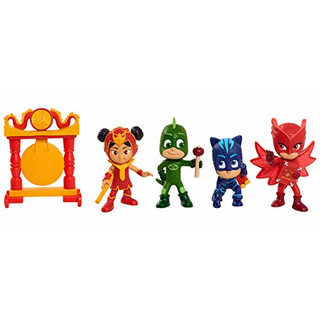Simba 109402419 - PJ Masks Figuren Set / Pyjamahelden / 4 Action Figuren und Drachen Gong / Staffel 3 / 8cm groß, für Kinder ab 3 Jahren