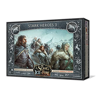 A Song of Ice and Fire Tabletop Miniatures Game Stark Heroes III Box Set | Strategy Game for Teens and Adults | Ages 14+ | 2+ Players | Average Playtime 45-60 Minutes | Made by CMON