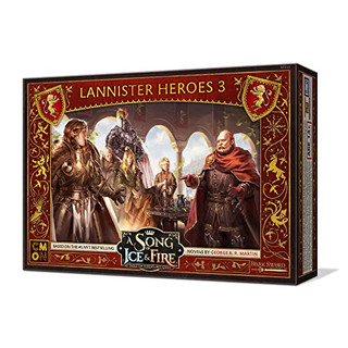 A Song of Ice and Fire Tabletop Miniatures Game Lannister Heroes III Box Set | Strategy Game for Teens and Adults | Ages 14+ | 2+ Players | Average Playtime 45-60 Minutes | Made by CMON