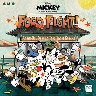 USAopoly Disney Mickey ad Friends Food Fight Party Board Game