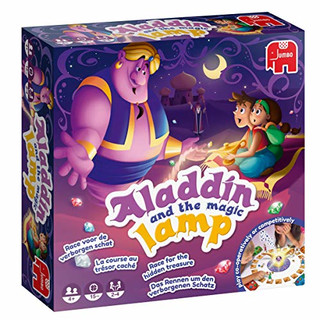 Jumbo JUM19726 Kinderspiel, Aladdin und die magische Wunderlampe