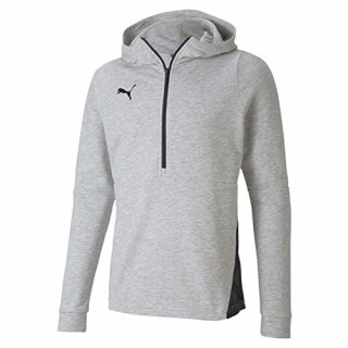 PUMA Herren Hoodie, Light Gray Heather, M