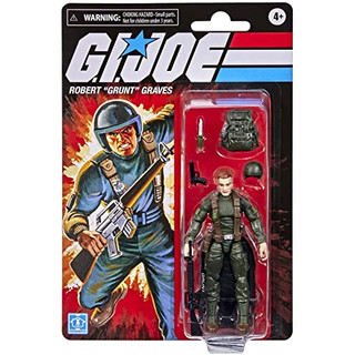 Hasbro G.I. Joe Robert Grunt Graves Retro Collection 3.75" Plastic Action Figure (F2727)