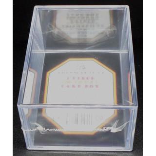 Docsmagic.de 2-Piece Card Box 100-Count Slide - Clear Acrylic Deck Storage - Kartenbox Durchsichtig