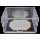 Docsmagic.de 2-Piece Card Box 100-Count Slide - Clear Acrylic Deck Storage - Kartenbox Durchsichtig
