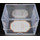 4x Docsmagic.de 2-Piece Card Box 150-Count Slide - Clear Acrylic Deck Storage - Kartenbox Durchsichtig