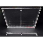 Docsmagic.de Acrylic Display for 2-Booster Packs Magnetic Lid - UV-Safe - PKM MTG YGO - Schaukasten